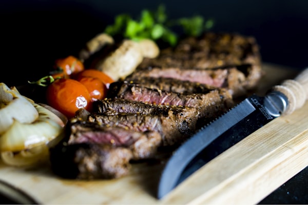 Grilled steak